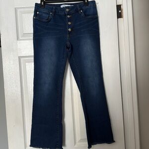 🔥 TAHARI | Premium denim button front jean | size 10/30